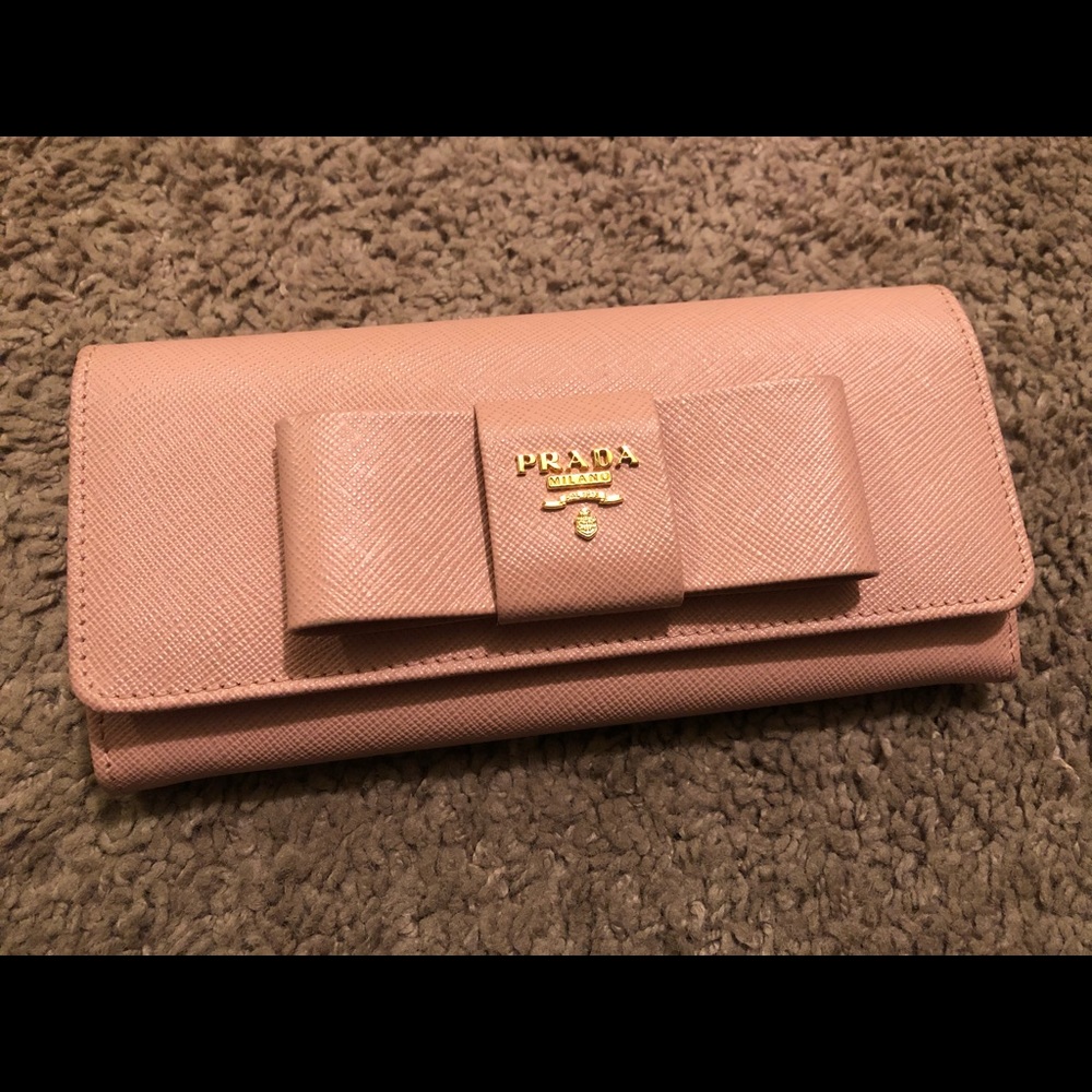 Authentic Prada continental wallet